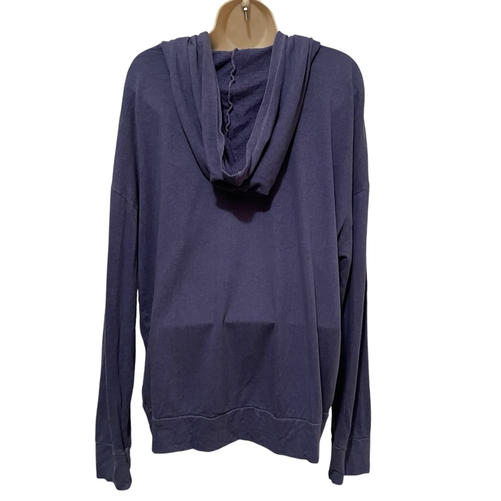 Anthropologie Sundry Women’s Hoodie Size XL Blue Los Angeles New York Paris - Picture 5 of 8